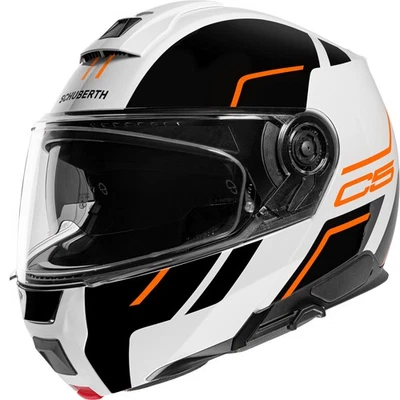 Schuberth C5 Klapphelm Master Orange Motorradhelm Sturzhelm mit Sonnenblende - Bild 1 von 4