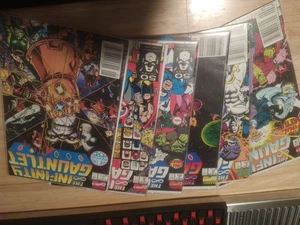 The Infinity Gauntlet #1-6 Complete Set Thanos Perez Starlin 1991 - Picture 1 of 7