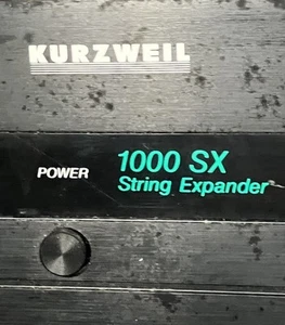 Vintage Kurzweil 1000 SX / 1000SX String Expander Rackmount MIDI Synthesizer - Picture 1 of 17