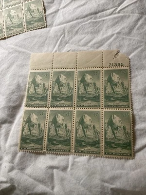 US-(-1934-)Scott # 747-National Parks-8c. Plate Block of 8-MNH #11 - Image 1 of 4