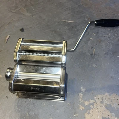 Isiler Pasta Maker Machine 180 Roller with 9 Adjustable Thickness Settings - Image 1 of 4