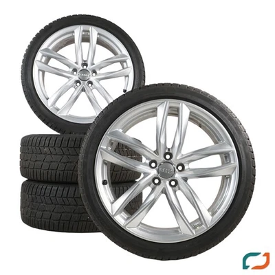 Original Audi A6 S6 4G Winterräder Winterreifen 20Zoll 4G9601025M 255/35 R20 97W - Bild 1 von 4