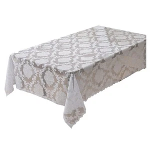 Lace Tablecloth Dustproof Protection Multiple Sizes Available Elegant Parties - Picture 1 of 21