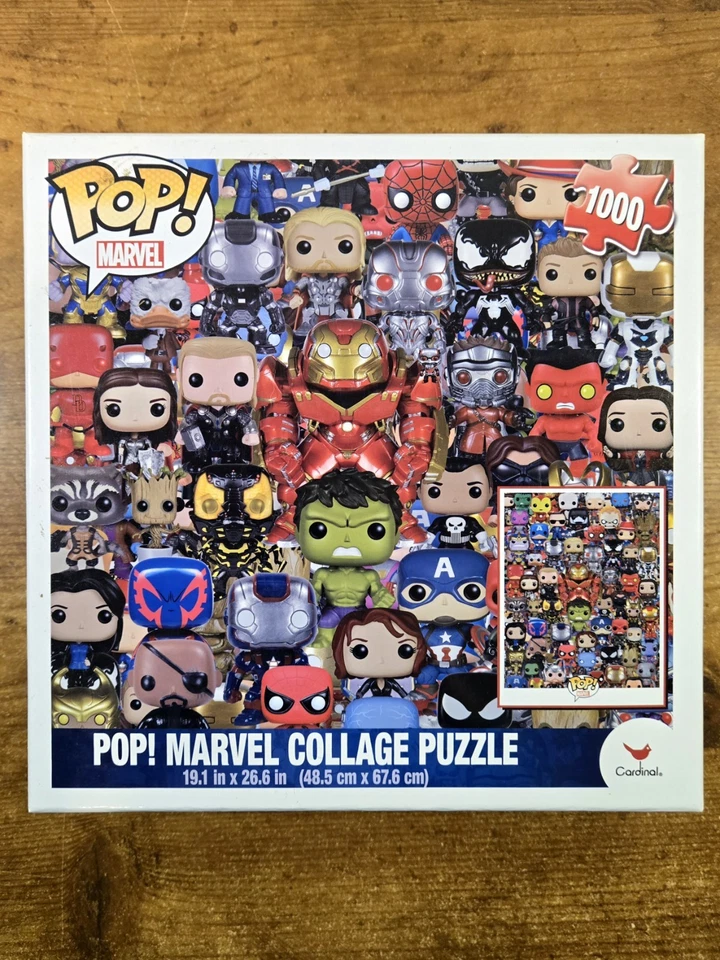 Pop! Marvel Collage 1000 peças Puzzle por Cardinal, 19,1" x 26,6", Novo - Imagem 1 de 4