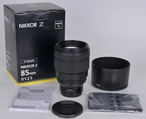 Teleobjetivo corto Nikon Nikkor Z 85 mm f1.2 S Prime retrato como nuevo en caja - Imagen 1 de 13
