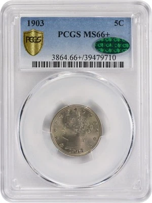 1903 Liberty Nickel MS66+ PCGS (CAC) - Image 1 of 4