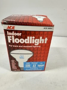 Ace Indoor Floodlight Bulb 65W 600 Lumens 2000 Hours 65BR30/FL - Picture 1 of 3