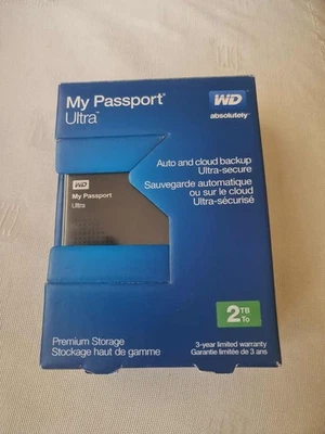  Passport Ultra USB 3.0  Portable Hard Drive WD 2TB – working but bad sectors  - Image 1 of 4