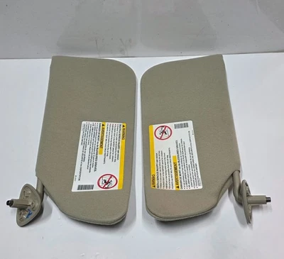 1995-2005 Chevy Cavalier Pontiac Sunfire Driver Left Right Side Sun Visor Beige - Image 1 of 3