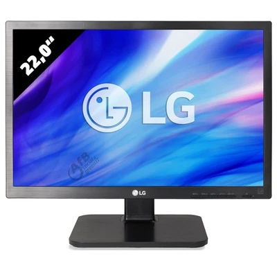 LG Flatron 22MB65PM-B 22 Zoll Monitor 1680x1050 WSXGA+ TN 5ms Schwarz Bildschirm - Bild 1 von 4