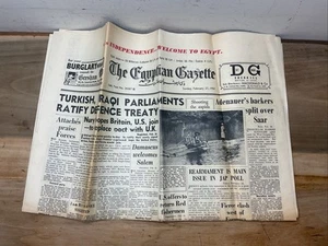 27 Feb 1955 The Egyptian Gazette Cruise Line Zeitung BA1 - Bild 1 von 22