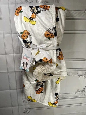 NUEVO CON ETIQUETAS Manta Disney Bebé Mickey Mouse 30"x 40" Halloween Foto 1 de 4