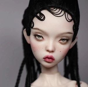 1/6 BJD Doll Handmade Popovy Owl Only Head Normal Skin Y1-Free Face Make Up+Eyes - Picture 1 of 5