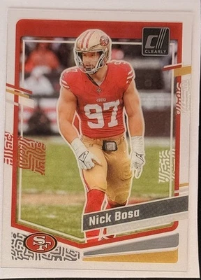 2023 Clearly Donruss #44 Nick Bosa - Image 1 of 2