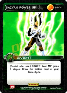 Dragon Ball Z DBZ TCG Panini Promo P20 Saiyan Power Up Foil (Premiere) - Picture 1 of 1