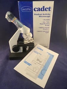 Wolfe Cadet Student Activity Microscope 700X Battery Operated Light NEW - Picture 1 of 7