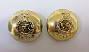 Royal Canadian Army Service Corps Post-1952 Button Pair - Picture 1 of 2