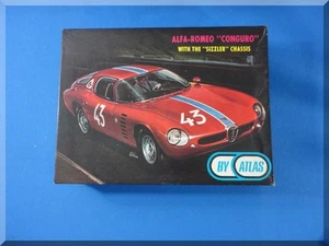 ATLAS 1:24 SCALE RED BODY SHELL ALFA-ROMEO CONGURO SLOT CAR RACING KIT 1663-498 - Picture 1 of 6