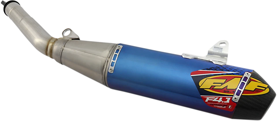 FMF Factory 4.1 RCT Titanium Slip-On Muffler 2019-26 YZ250F, 20-26 YZ250FX 44455 - Image 1 of 1