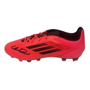 BOTA DE FÚTBOL ADIDAS FIRMADA POR HENRIK LARSSON VER PRUEBA Y CERTIFICADO DE AUTENTICIDAD CELTIC SUECIA BARCA - Imagen 1 de 3