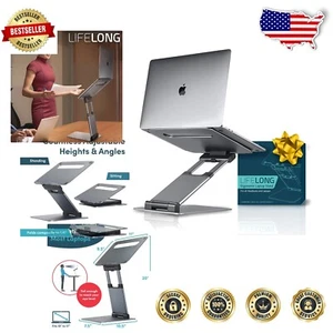 Compact & Foldable Laptop Stand - Portable Riser for Enhanced Productivity - Picture 1 of 7