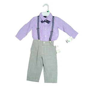 US Polo Assn Outfit 4- Piece Toddler Boys 18M Easter Wedding Formal Outfit - Picture 1 of 7