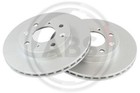 Front Brake Discs Set A.B.S. 18546 for Honda City Jazz Life