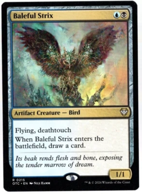 Baleful Strix 0215 Non Foil Rare Outlaws of Thunder Junction MTG NM - Image 1 of 2