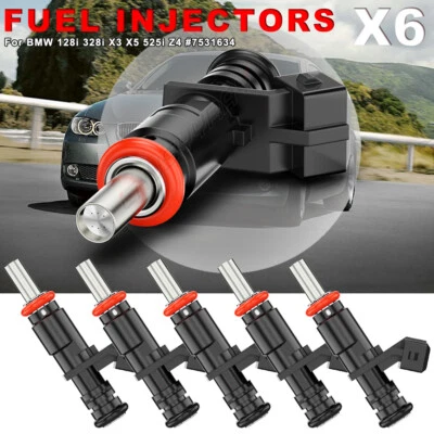 6 piezas inyectores de combustible aptos para BMW X5 2007-2008 2009 2010 # 7531634 Foto 1 de 4