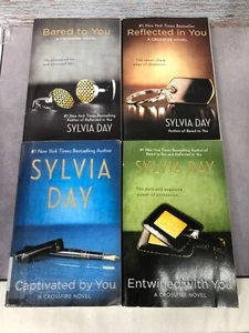 Lot of 4 Erotic Romance Sylvia Day Crossfire Bared Entwined Captivated Reflected - Imagen 1 de 2