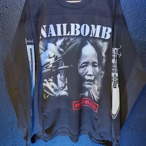 NAILBOMB POINT BLANK 4 SIDED PRINT SHIRT LA APPAREL VINTAGE FADE REPRINT  - Bild 1 von 5