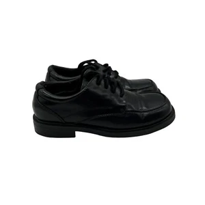 Boys Oxford Shoes Size 2 Sonoma Zak Black Comfort Lace Up Oxford Cushioned - Picture 1 of 9