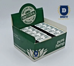 QUINTESSENTIAL PURO CÁÑAMO puntas de filtro sin cloro cucaracha papeles rodantes - Imagen 1 de 10