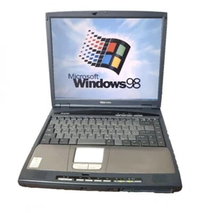 Notebook PC Laptop Windows 98 Floppy Serielle Verbindung RETRO GAMING 22017 - Bild 1 von 4