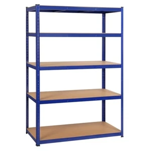 Scaffale Metallo a 5 Ripiani Mensola Garage Carichi Pesanti 875 kg 120x60x180 cm - Foto 1 di 12