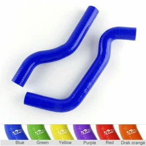 Blue For 02-06 TOYOTA CAMRY 2AZFE 4Cyl High Temp Silicone Radiator Coolant Hose - Picture 1 of 11