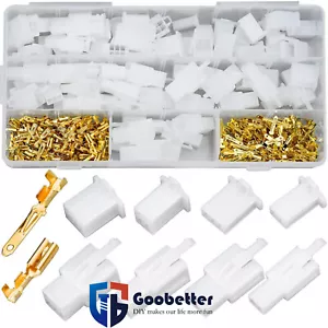 380Pcs Steckverbinder Stecker Verbinder Kabelverbinder 2/3/4/6P Für KFZ Motorrad - Bild 1 von 10