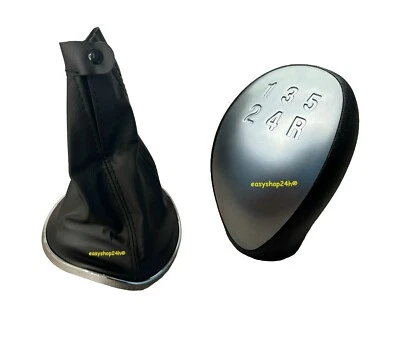 SET CUFFIA POMELLO LEVA CAMBIO PER LANCIA YPSILON 843 03-11 IMPUGNATURA 5 MARCE - Immagine 1 di 4