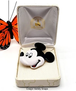 Disney World Topolino - Spilla da bavero placcata oro smaltata a mano stile Wendy Gell - Foto 1 di 9