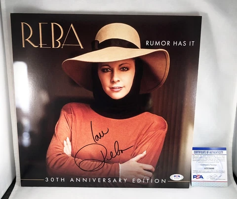 Reba McEntire Signed LP Vinyl Country Music PSA/DNA 1 COA Cover