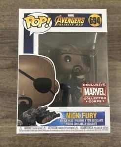 Funko Pop! #694 Nick Fury Avengers Infinity War Marvel Collector Corps Exclusive - Picture 1 of 6