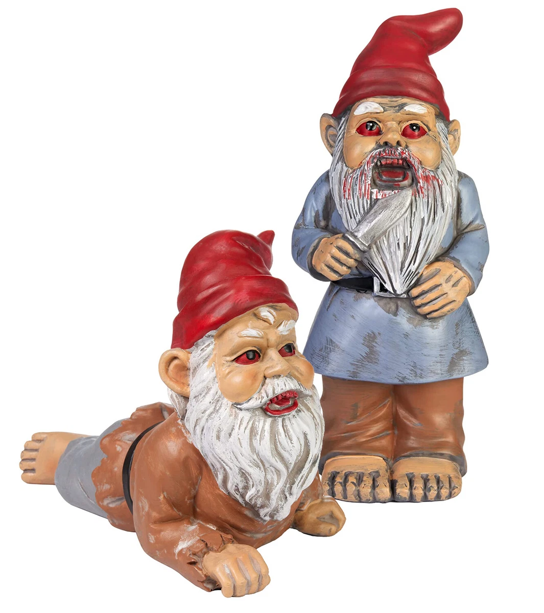 Zombie-Figur Aus Steinguss – Frostfest, Wetterbeständig, Ca. 22 Cm Hoch, Für Garten & Halloween