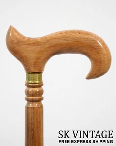 Wooden Walking Stick Classy and Stylish Cane for Women and Men Gentlemen's Cane - Picture 1 of 4