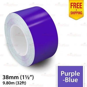 1.5" 38mm PinStriping Pin Stripe Tape Styling Decal Vinyl Sticker PURPLE-BLUE - Picture 1 of 13