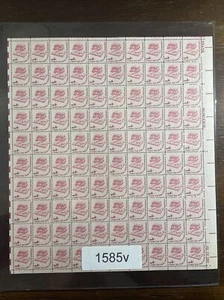 1585v US Mint Sheet, 4 Cent Public That Reads Dull Gum, Mint NH - Picture 1 of 3