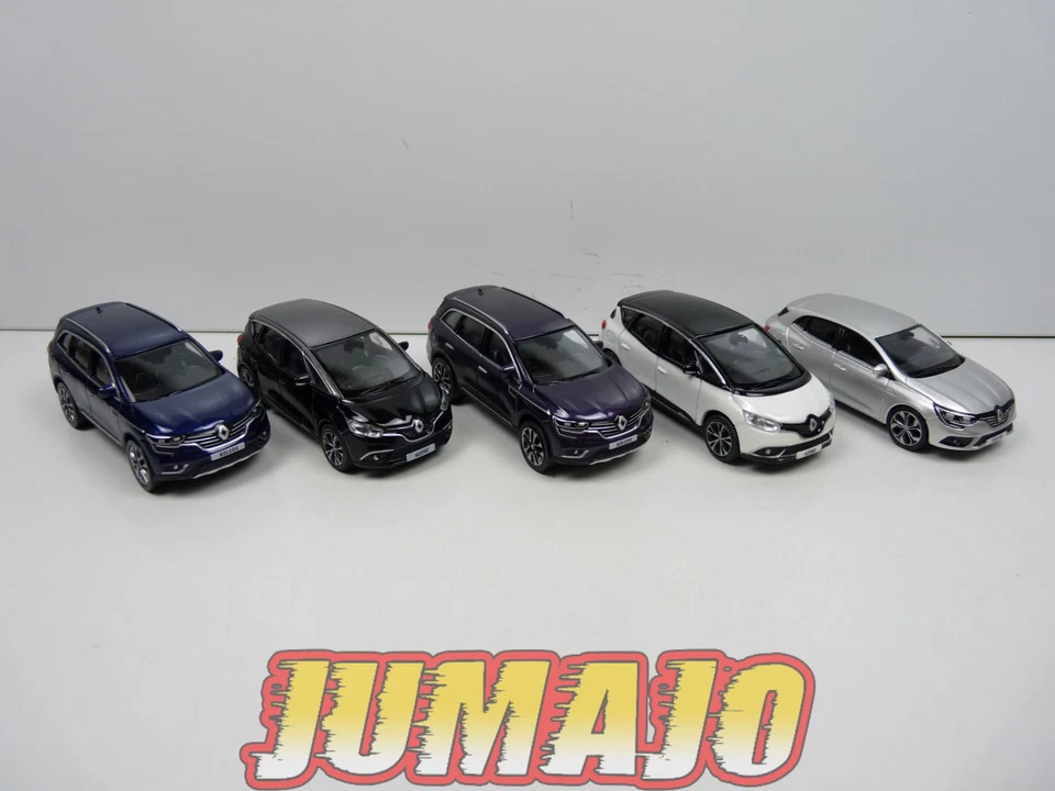 TRI45 : 5 X 3 inches 1/64 RENAULT NOREV Scenic Koleos Mégane - Immagine 1 di 1