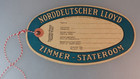 Norddeutscher Lloyd Bremen: Kofferanhänger um 1910 (93529)