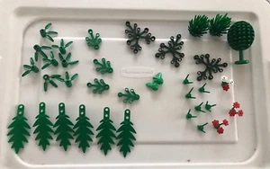 LEGO Lot - 25 + Plant Parts, Trees Flowers Apples . 100% Authentic , Clean - Picture 1 of 1