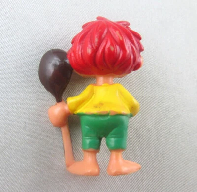 FERRERO 1985 + PUMUCKL / NIMMERSATT mit LÖFFEL hinten UNBEMALT + TOP RAR ORI - Bild 1 von 2