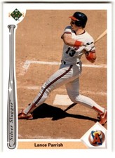 1991 Upper Deck Silver Sluggers Lance Parrish #SS11 California Angels